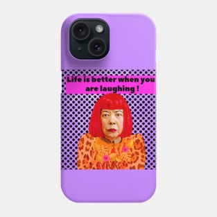 yayoi kusama Laughing Phone Case