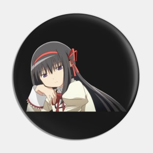 Homura Demon Smug Pin