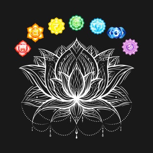 Mystical Chakras Lotus Bloom T-Shirt