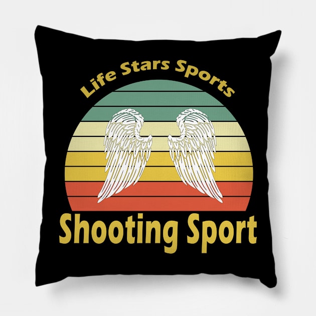 Shooting Sport Pillow by Wanda City