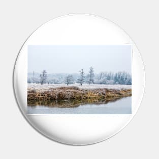 Surrey Winter Landscape Pin