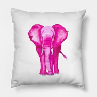 Pink Elephant Pillow