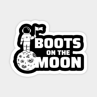 Boots on the Moon Magnet