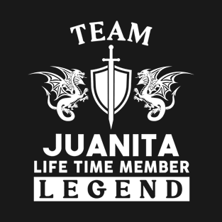 Juanita Name T Shirt - Juanita Life Time Member Legend Gift Item Tee T-Shirt