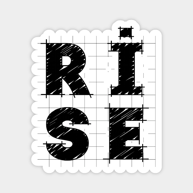 Rise Magnet by CHARMTEES