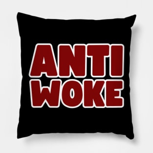 Anti Woke Pillow