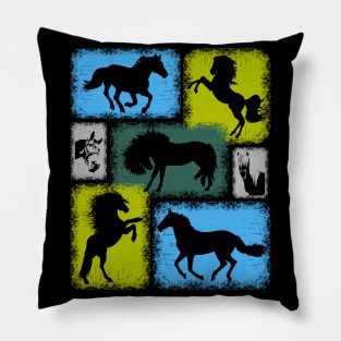 Haflinger Pony Horses Collection Pillow