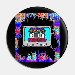 Cassette Epic Music Blue Pin