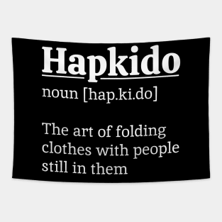 Hapkido - white type Tapestry