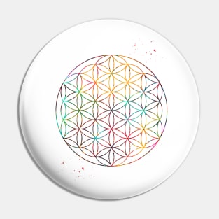 Flower of Life Pin