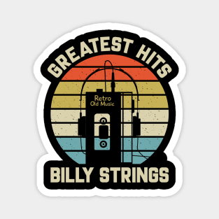 Greatest Hits Billy Retro Walkman Strings Vintage Art Magnet