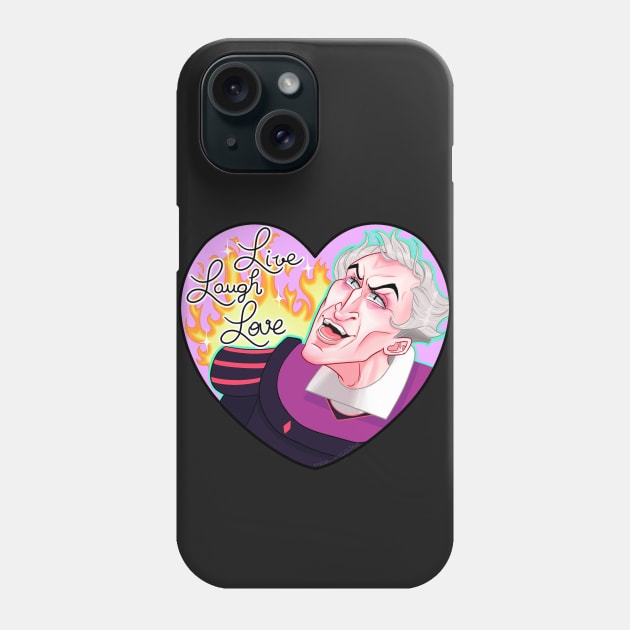 Live, Laugh and Love Phone Case by Mo-Machine-S2