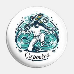 Capoeira Warrior Pin