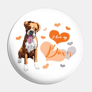 I love my Boxer (fawn)! Especially for Boxer dog owners! Pin