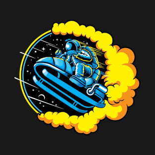 Astrojump with Snowmobile T-Shirt