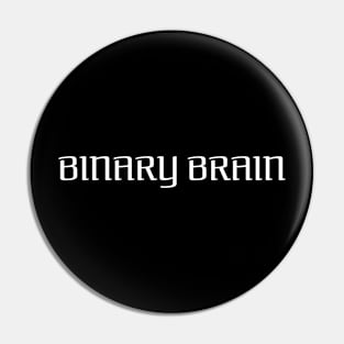 Binary Brain Pin