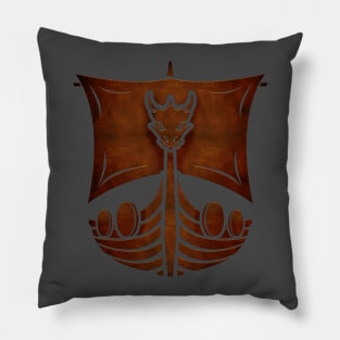 Viking Longship Pillow