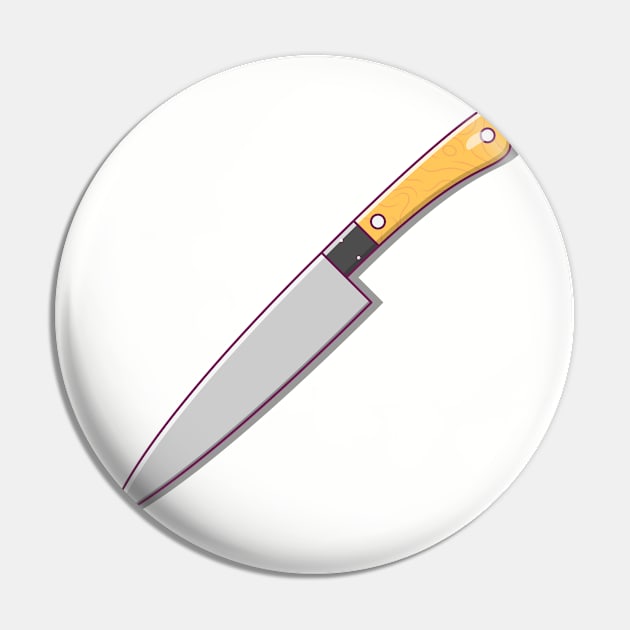 Kitchen Knife Pin by KH Studio