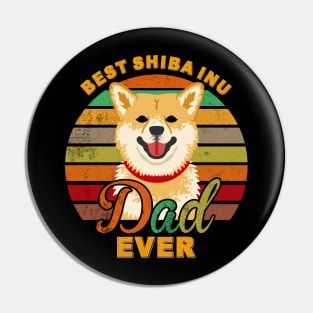 Best Shiba Inu Dad Ever Pin