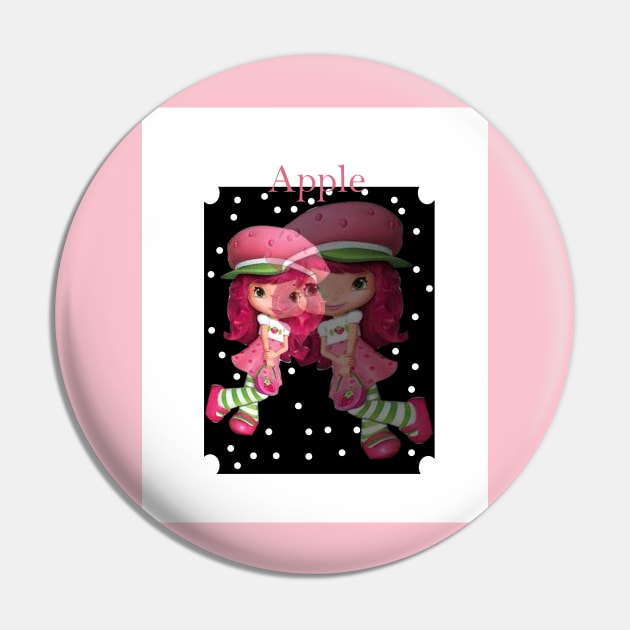 08-Apple-Pink Pin by S.A.M1