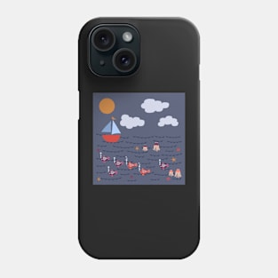 Lovely Day for A Sea Adventure Phone Case