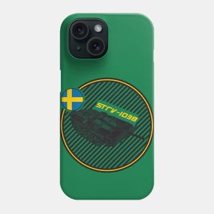 Strv-103B Swedish Main Battle Tank print on light Phone Case