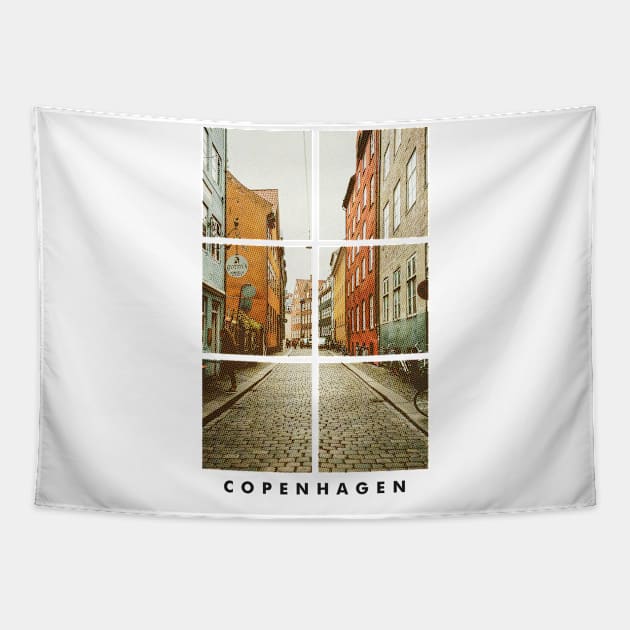 Copenhagen Denmark Tapestry by SerenityByAlex