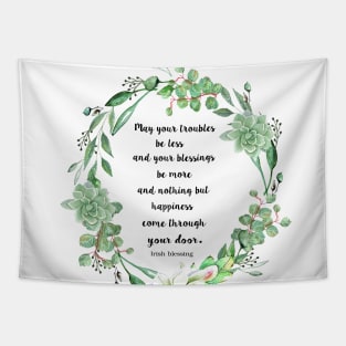 Irish blessing Tapestry