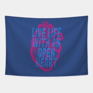 Live Life With An Open Heart: Anatomical Heart Tapestry