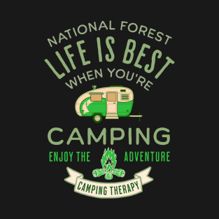 National Forest Camping T-Shirt