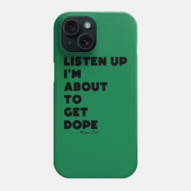 TOO HARD FOR THE RADIO Phone Case by CITYGIRLCREATES