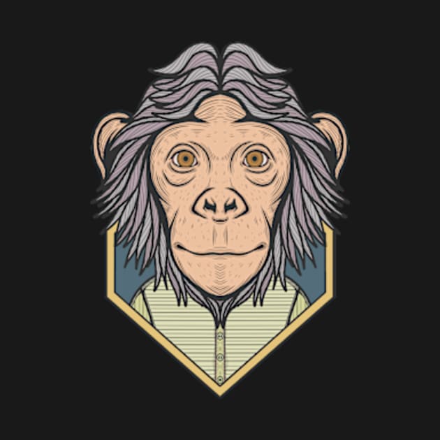 Chimpanzee by milhad