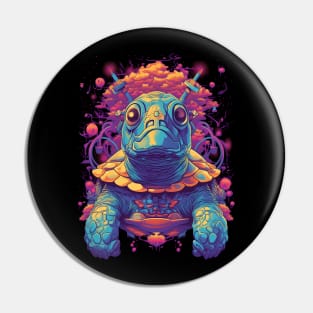 Funky DMT Turtle Pin