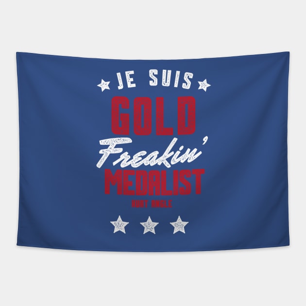 Je Suis Gold Freakin' Medalist Tapestry by SheikMozart