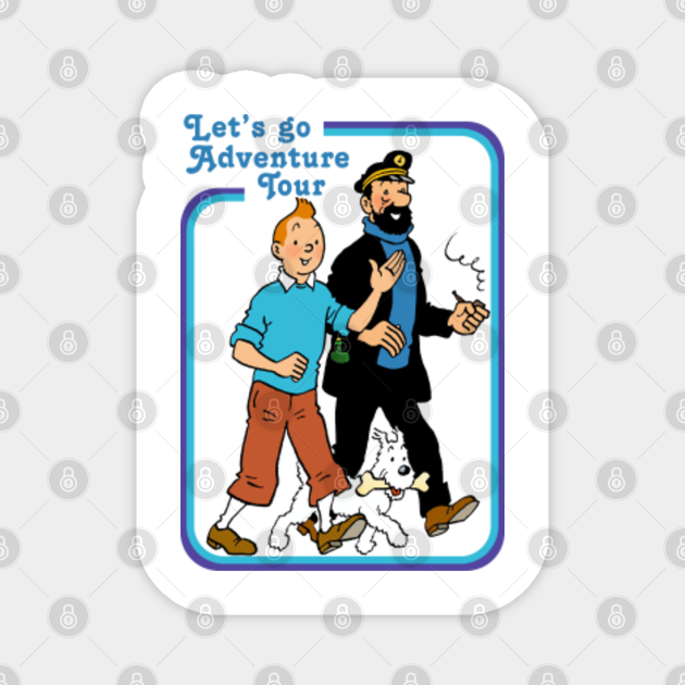 The Adventures of Tintin - Captain Haddock Tintin Cartoon Comic - Magnet | TeePublic The Adventures of Tintin - Captain Haddock Tintin Cartoon Comic - Magnet | TeePublic