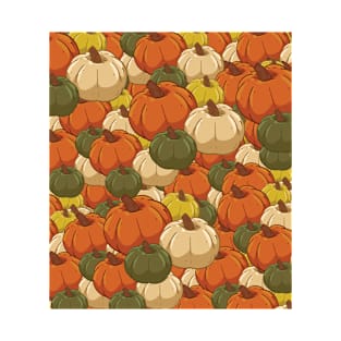 Pumpkin Pattern All Over T-Shirt