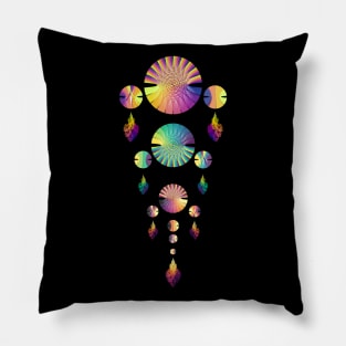 Dream Catcher Triple Tier | Combo 3 Sunset, Peacock and Volcano (Black) Pillow