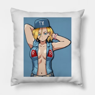 Texas Android 18 Pillow