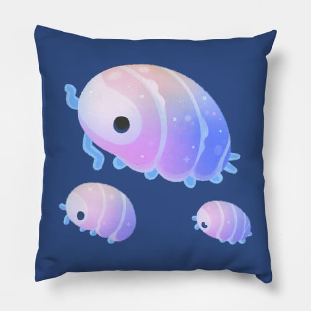 Cloud isopod Pillow by pikaole