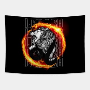 LEO August Zodiac - Astrology Birthday Gift for Women, Horoscope, sun/moon sign, star sign, tarot, Chinese zodiac, celestial, galaxy lovers. Tapestry