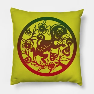 Monkey Art Pillow