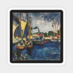 max pechstein artworks with boats Magnet