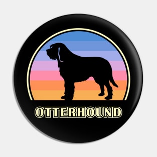 Otterhound Vintage Sunset Dog Pin