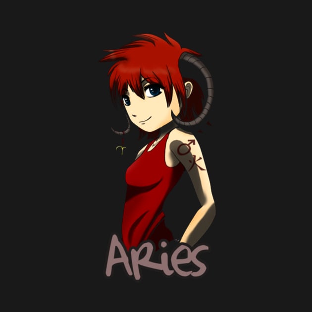 aries zodiac by ernestbrooks