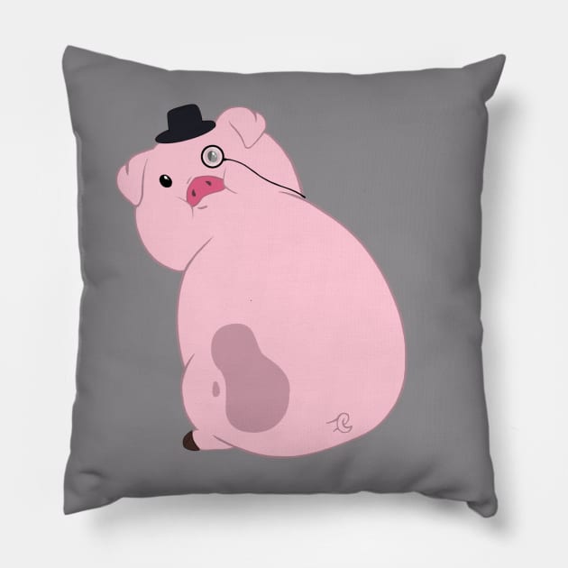 Waddles gravity falls Pillow by Amateur_Artist