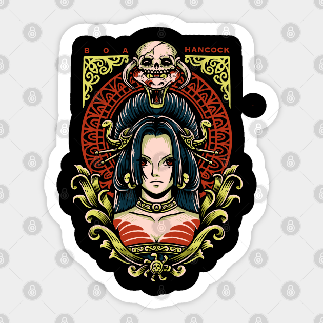 Boa Hancock One Piece Anime Boa Hancock One Piece Sticker Teepublic