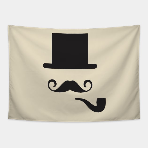 Mustache Mr. Smoker Tapestry by loafcorgi