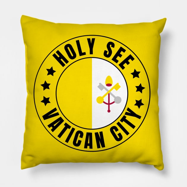 Vatican City Pillow by footballomatic