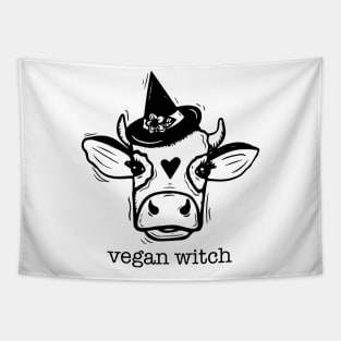 Vegan Witchy Cow Tapestry