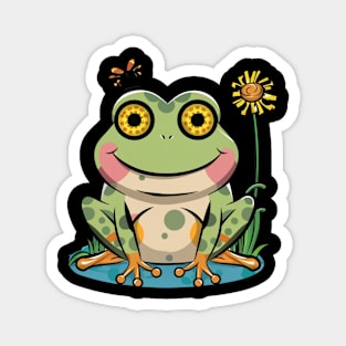 Dandelion Frog Magnet